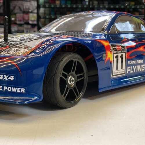 automodello on-road brushless modificata pari a nuovo con lipo e giroscopio