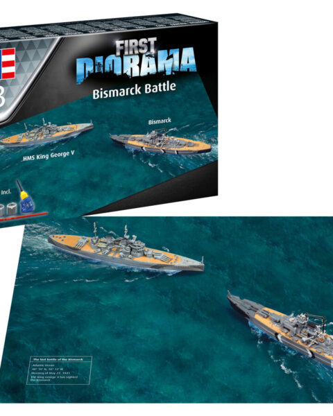 Bismarck Battle First Diorama Set, Revell 05668 – Battaglia Navale | Scala 1:1200
