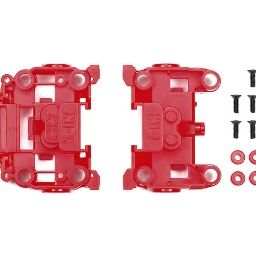Tamiya 95696 – Bumperless N-03/T-03 Units (Red) – Special Edition Mini 4WD