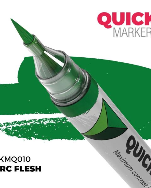 AK Interactive, AK Interactive, AK-MQ010, Orc Flesh Quick Markers, pennarello acrilico ad asciugatura rapida