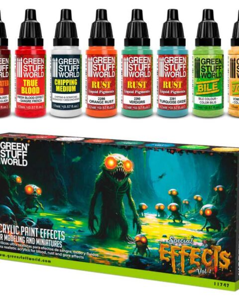 11747 Set Colori - Effetti speciali Vol. 1 GREEN STUFF WORLD