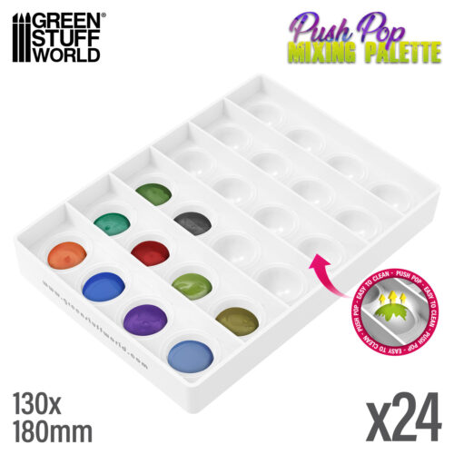 GSW5448 Tavolozza per pittura Push-Pop GREEN STUFF WORLD