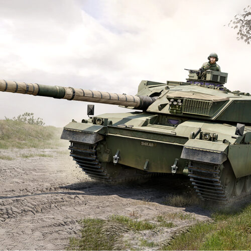 Trumpeter, 09611, British MBT Challenger-1 mk.3, carro armato, scala 1:35