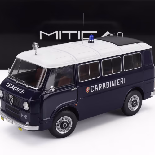 Alfa Romeo F-12 Minibus Carabinieri 1969, scala 1:18, Mitica Diecast 200065-D