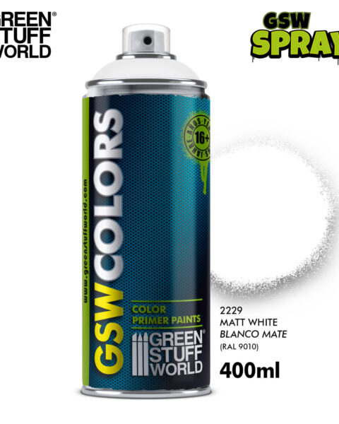 GSW2229 Bomboletta Spray - BIANCO Opaco GREEN STUFF WORLD