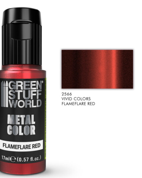 GSW2566 - COLORI METALLICI - Flameflare Red - GREEN STUFF WORLD