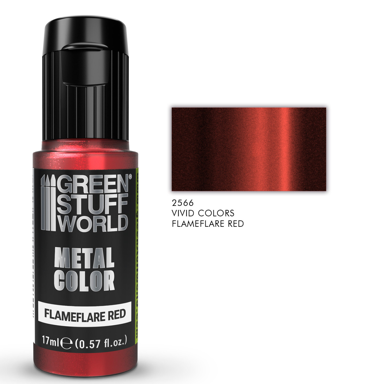 GSW2566 - COLORI METALLICI - Flameflare Red - GREEN STUFF WORLD
