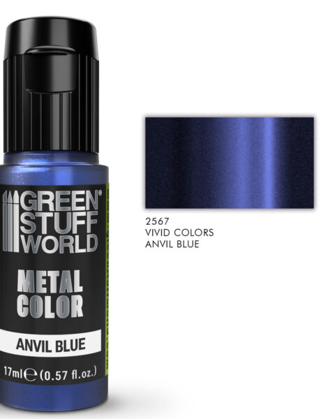 GSW2567 - COLORI METALLICI - Anvil Blue - GREEN STUFF WORLD