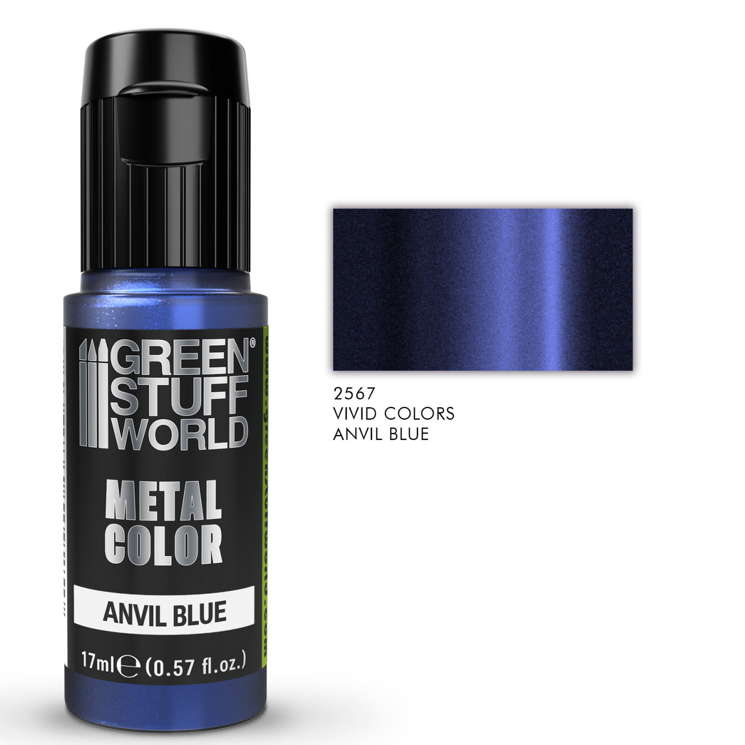 GSW2567 - COLORI METALLICI - Anvil Blue - GREEN STUFF WORLD