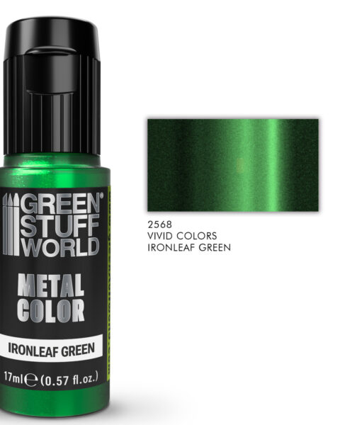 GSW2568 - COLORI METALLICI - Ironleaf Green - GREEN STUFF WORLD