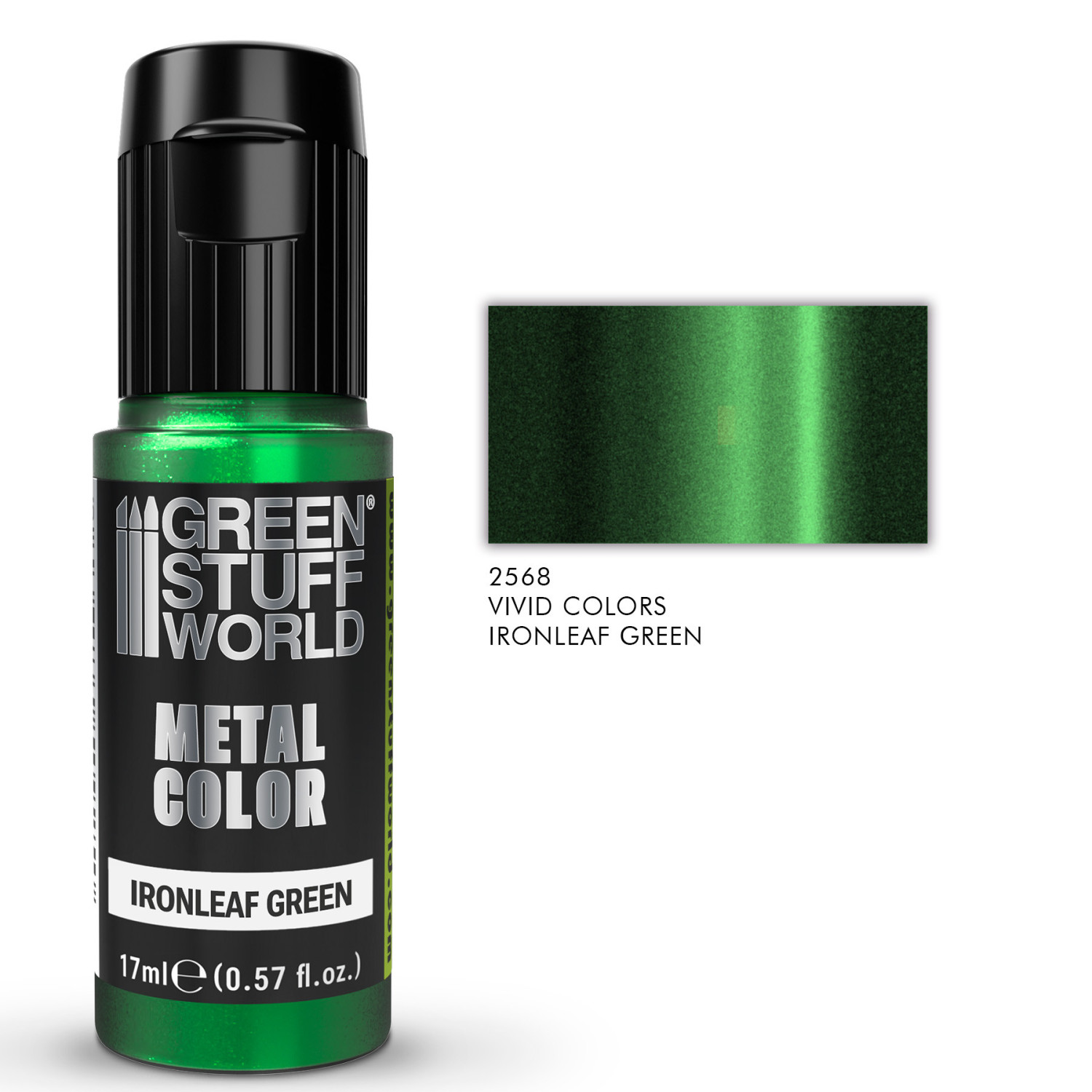 GSW2568 - COLORI METALLICI - Ironleaf Green - GREEN STUFF WORLD