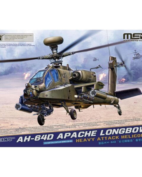 Meng Model – Boeing AH-64D Apache Longbow – 1/35 – QS004