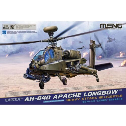 Meng Model – Boeing AH-64D Apache Longbow – 1/35 – QS004