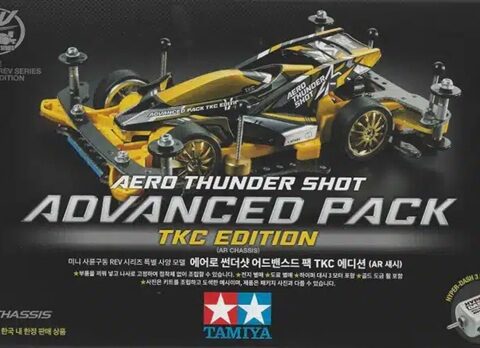 92461 - Mini4WD Aero Thunder Shot Advanced Pack TKC Edition (AR Chassis) Kit Montaggio scala 1:32 TAMIYA
