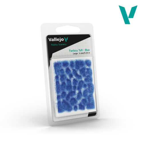 SC434 Fantasy Tuft LARGE – Blue Vallejo