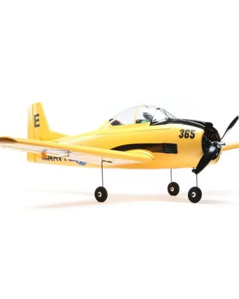 aeromodello E-FLITE T-28 Trojan 1.1m BNF Basic AS3X SAFE con stabilizzatore
