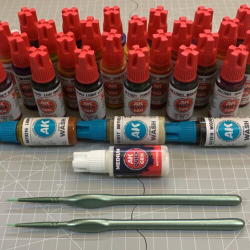 AK Interactive – Offerta 24 Quick Gen + 3 Wash + 2 Pennelli + Diluente