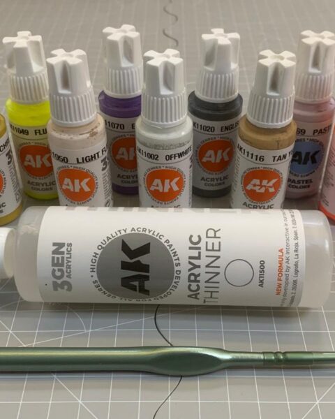 AK Interactive – Offerta 12 Colori 3rd Gen + Thinner + Pennello Omaggio