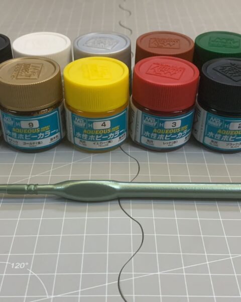 Gunze Sangyo – Offerta 12 Aqueous Hobby Color Serie H + 2 Pennello