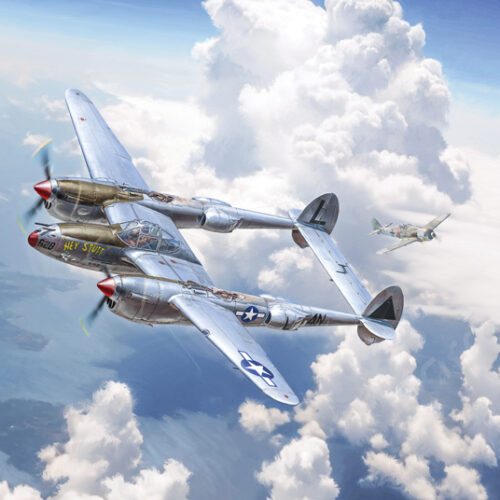 2834 – P-38 J Lightning scala 1:48 ITALERI