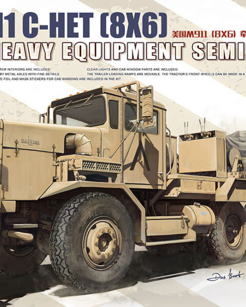 Meng | U.S. M911 C-HET & M747 Trailer | scala 1/35 | SS-013
