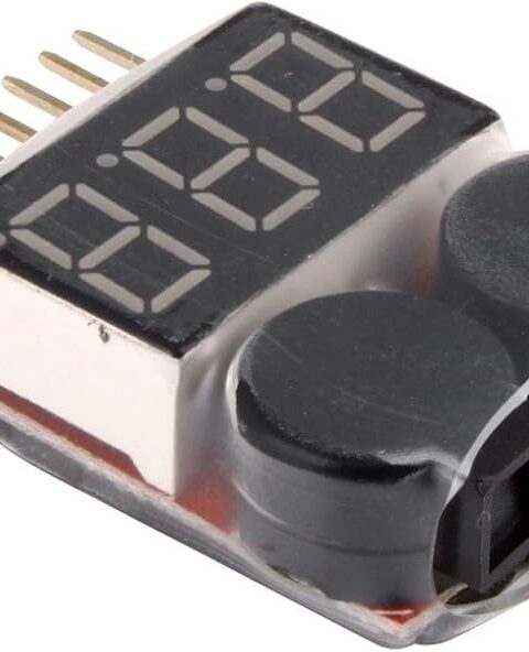 analizzatore con Busser a soglia singola programmabile per Lipo 2-3-4-5-6-7-8S