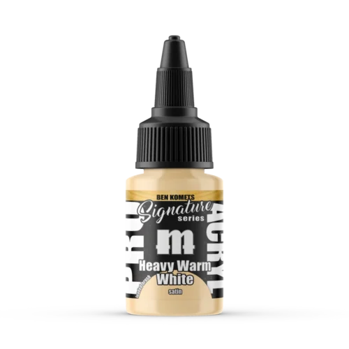 Monument Hobbies S18 | Pro Acryl Ben Komets Heavy Warm White | 22ml