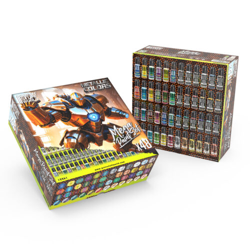 Green Stuff World – Mega Set Colori Metallici 48 pz – GSW12261