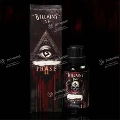 GrimDark Compendium – Villainy Ink, Ill Omen Vermillion, 30ml, GrimDark 15