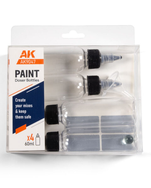 Boccette Dosatrici per Colore AK9047 (4 Pezzi) 60ml