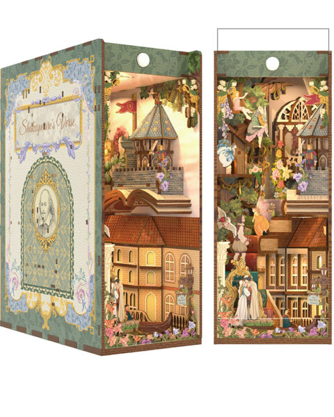 Shakespeare's Verse TQ129 – Book Nook 3D Tonecheer in kit