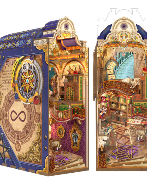 Magical Library TQ134 – Book Nook 3D Deluxe – Tonecheer