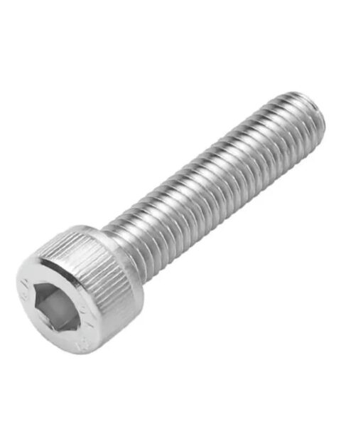 Vite brugola esagonale 2x16 mm (10 pz) acciaio nichelato