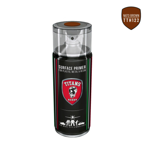 Titans Hobby – NATO Brown Primer Spray – 400ml – TTH122