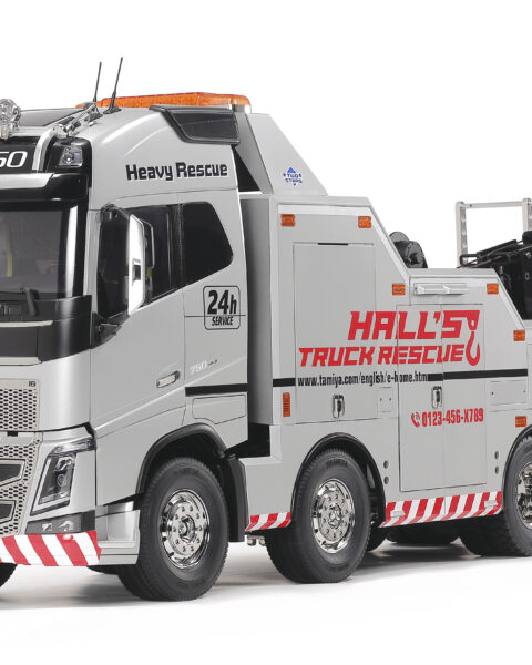 Tamiya 47528 Carro attrezzi Volvo FH16 Globetrotter 750 8x 4 assi