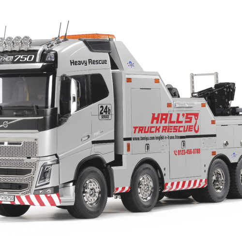 Tamiya 47528 Carro attrezzi Volvo FH16 Globetrotter 750 8x 4 assi