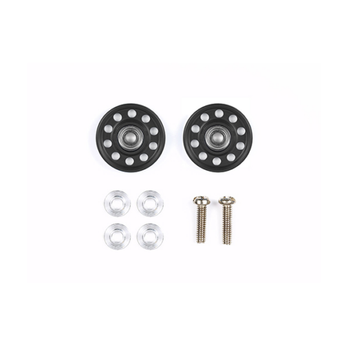 Tamiya – Rulli Alluminio 13mm Ringless Black TKC – 92458