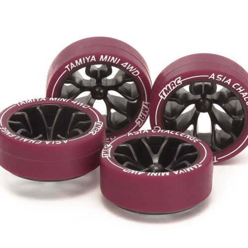 Tamiya – Pneumatici e Ruote Carbon Y-Spoke Asia Challenge – 95708