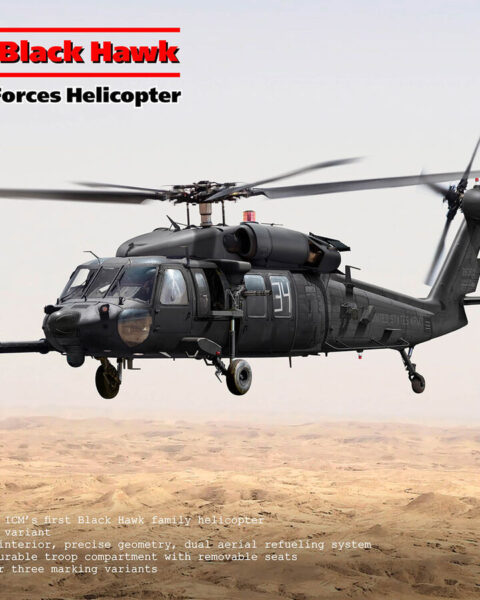 MH-60L Black Hawk US Special Forces, 48360, 1:48, ICM