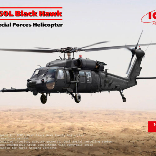 MH-60L Black Hawk US Special Forces, 48360, 1:48, ICM