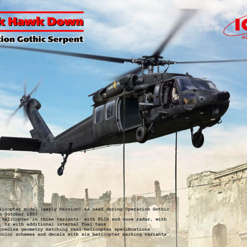 Black Hawk Down Operation Gothic Serpent, 48363, 1:48, ICM