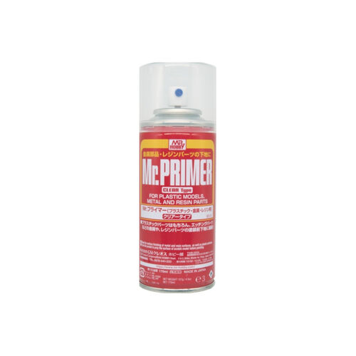 B-512 Gunze Spray Primer trasparente per resina e metallo 150ml